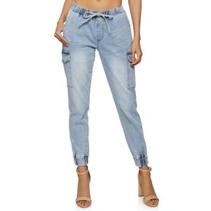 NWT Absolutely Famous Cargo Jogger L